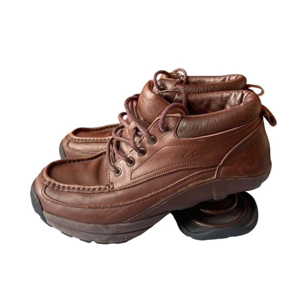 Z-Coil Sandia Pain Relief Orthotic Lace Up Ankle Moc Toe Brown Size 9